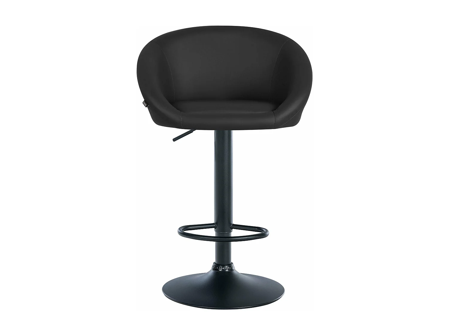 Tabouret de bar assise métal argentée 55 x 51 x 86 cm 10_0004763