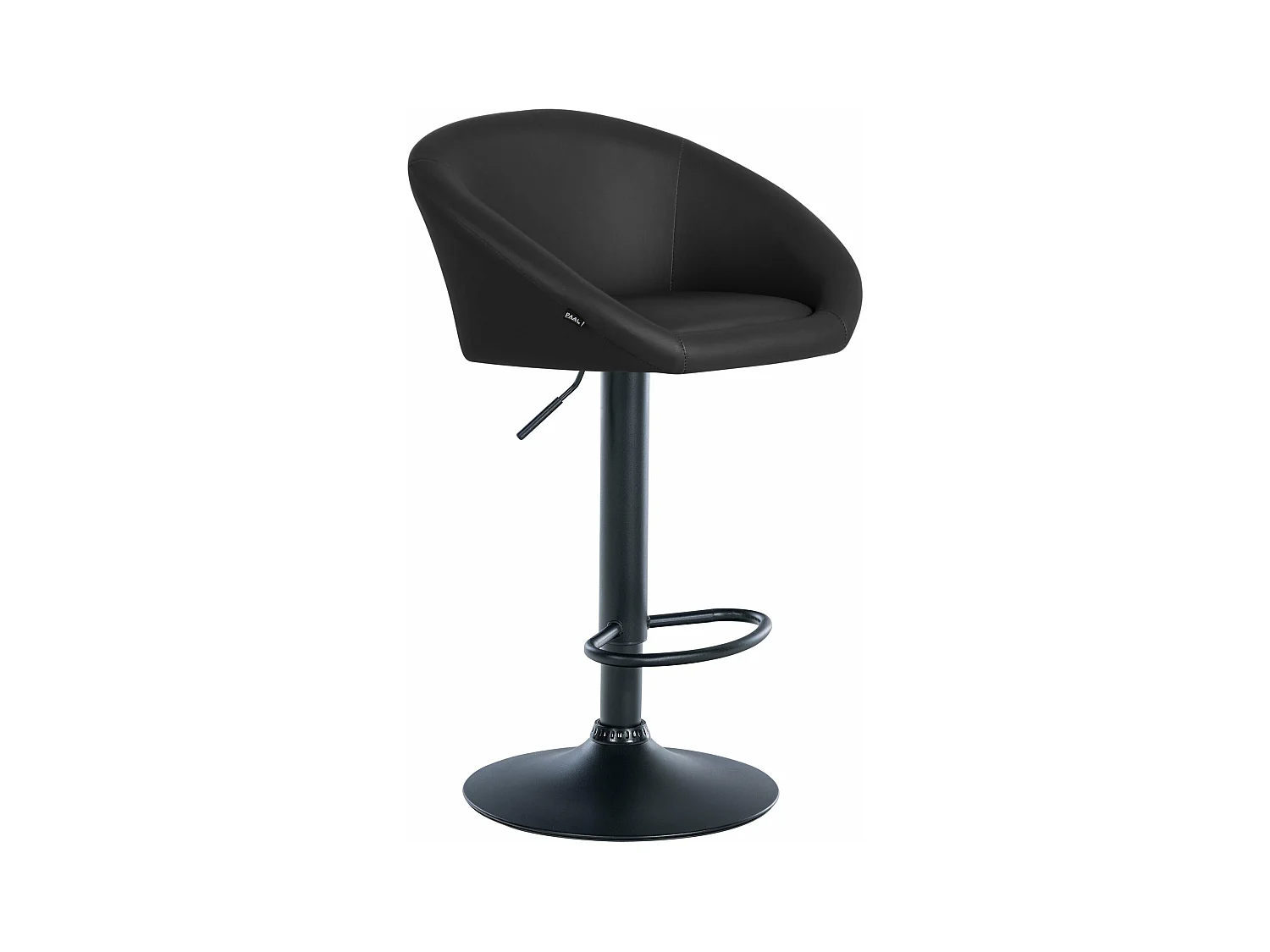 Tabouret de bar assise métal argentée 55 x 51 x 86 cm 10_0004763