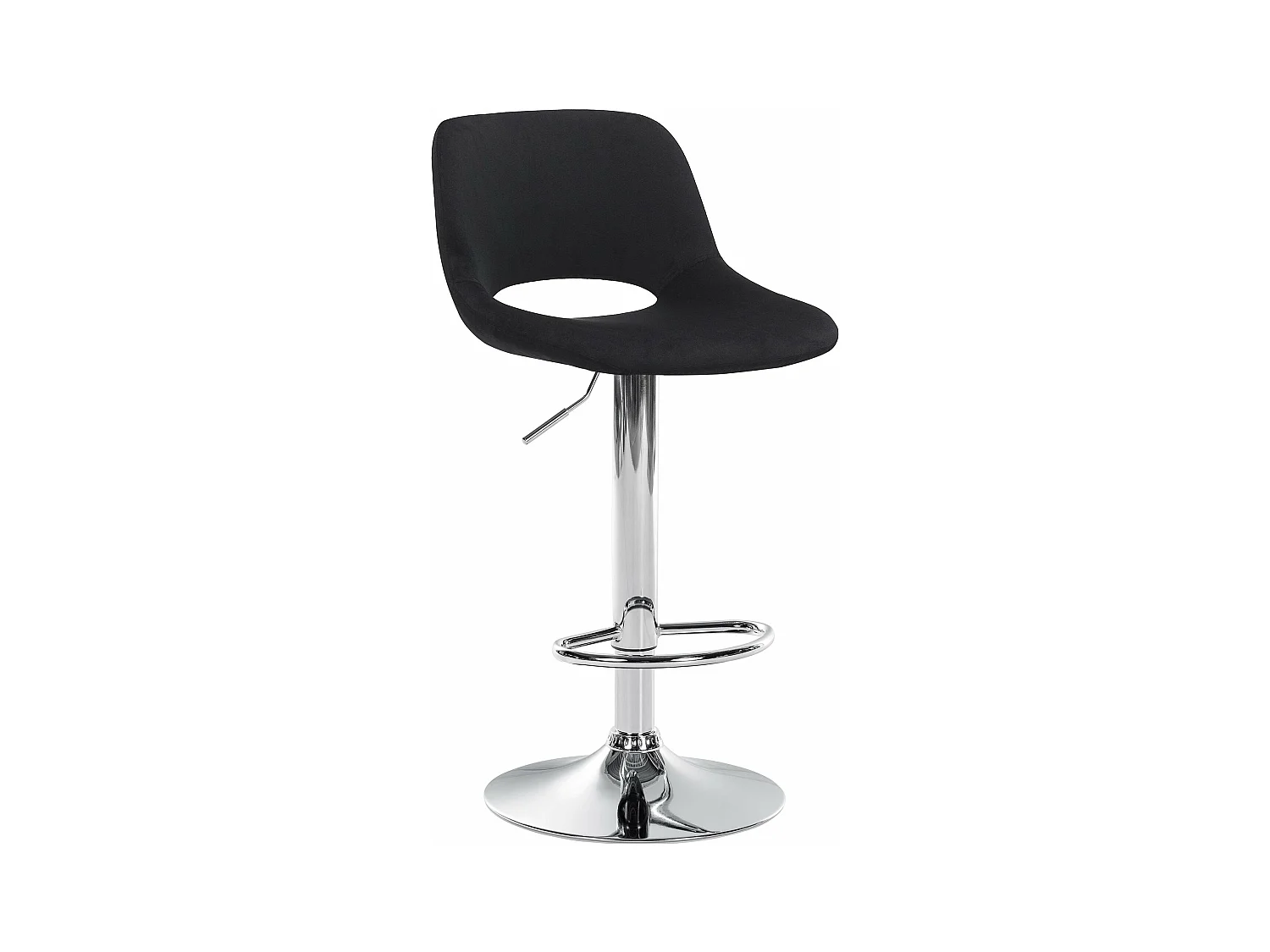 Tabouret de bar chaise métal argentée 42 x 46 x 86 cm 10_0004596