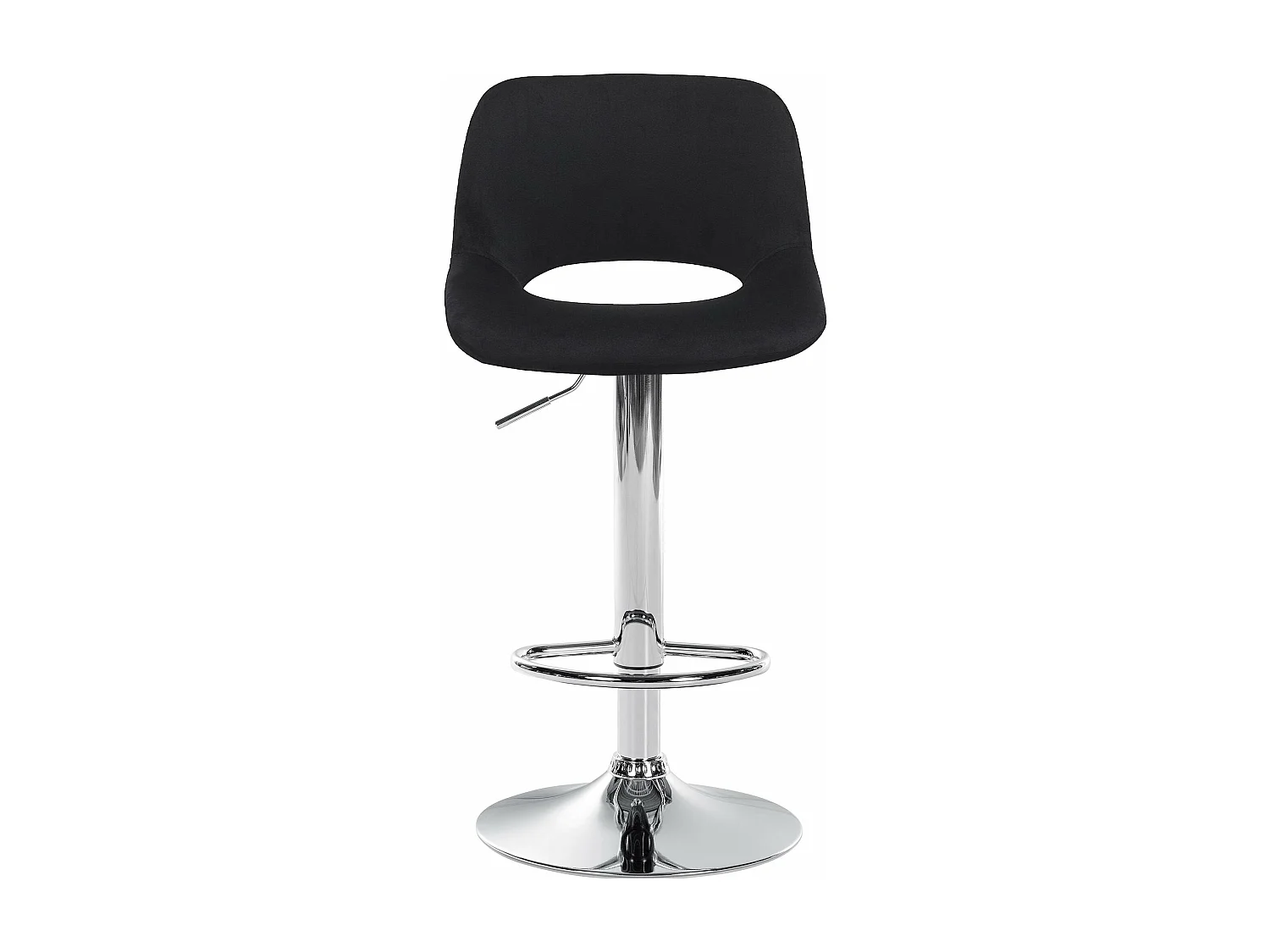 Tabouret de bar chaise métal argentée 42 x 46 x 86 cm 10_0004596