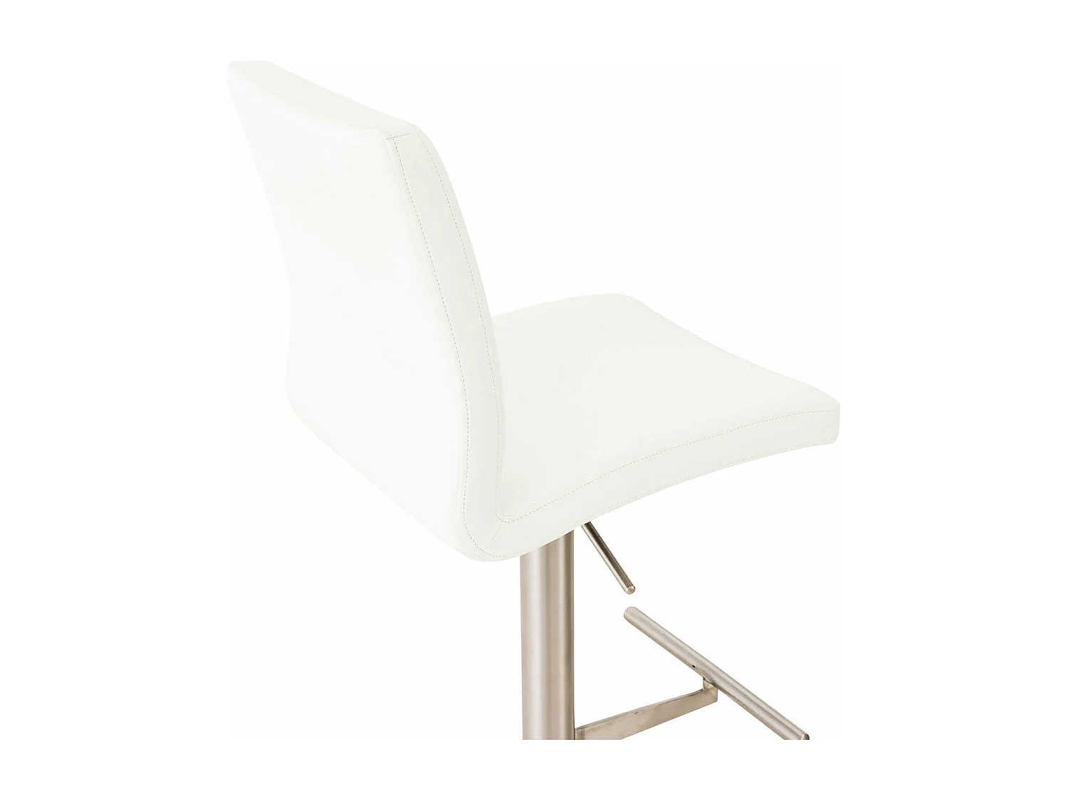Tabouret de bar x1 métal blanche 40 x 49 x 93 cm 10_0004563