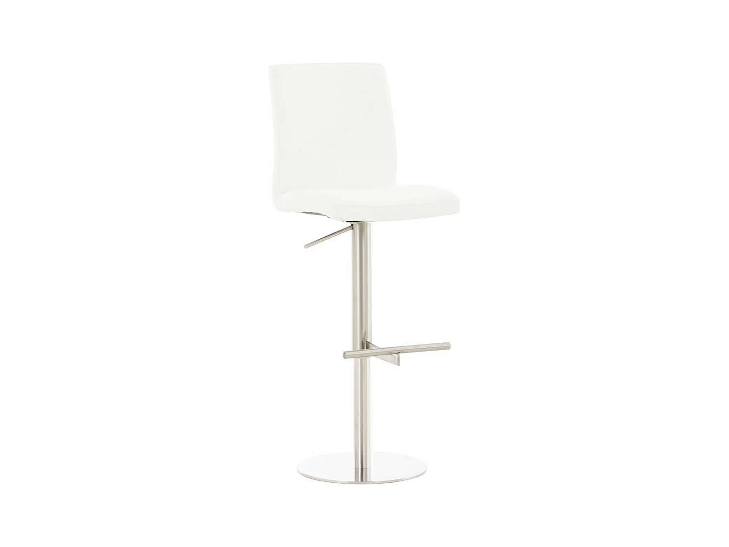 Tabouret de bar x1 métal blanche 40 x 49 x 93 cm 10_0004563