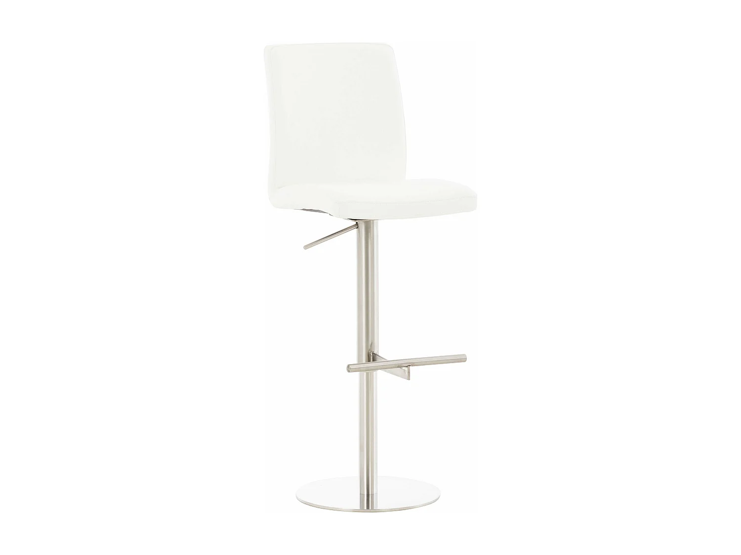 Tabouret de bar x1 métal blanche 40 x 49 x 93 cm 10_0004563