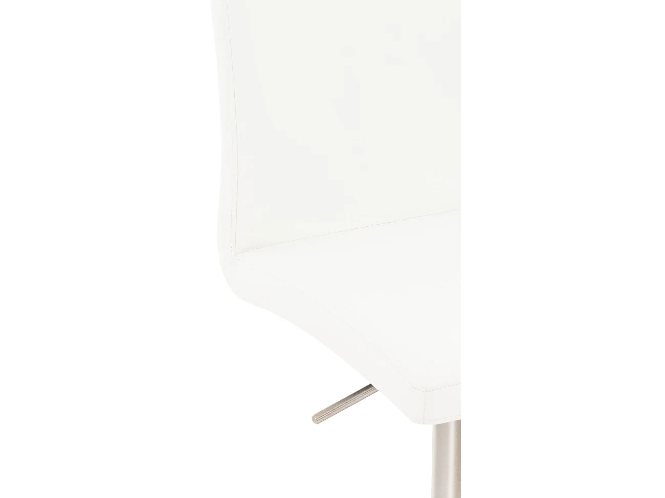 Tabouret de bar x1 métal blanche 40 x 49 x 93 cm 10_0004563