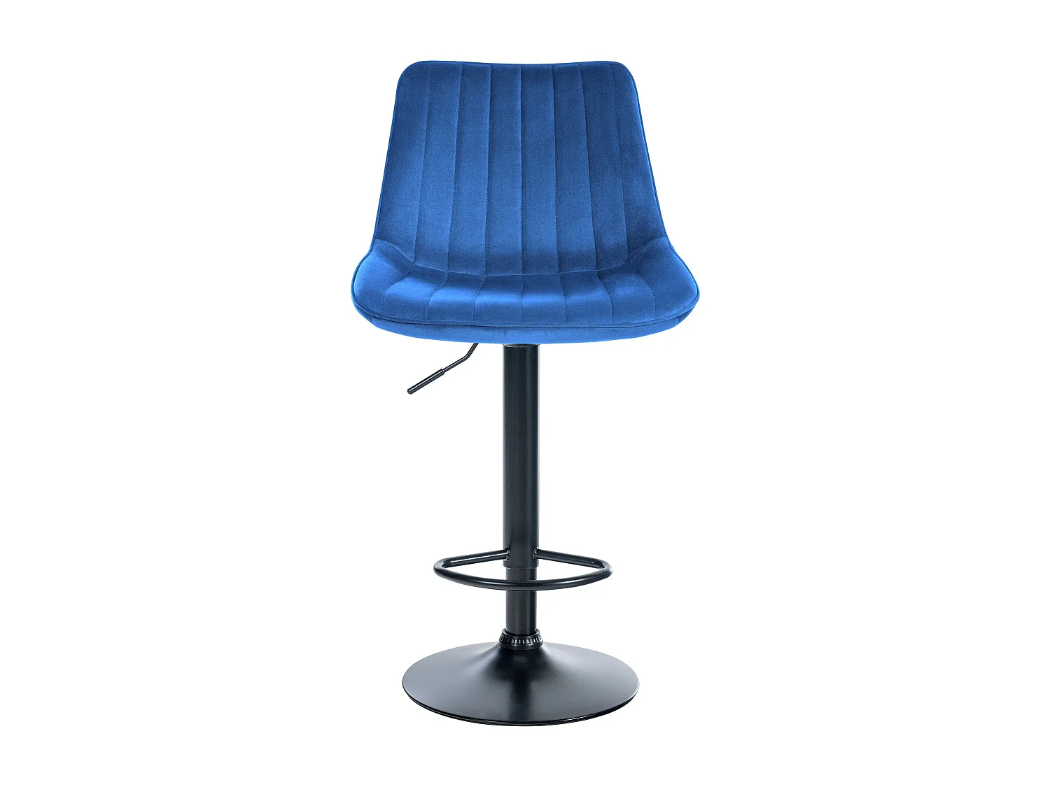 Tabouret de bar x1 métal bleue 49.5 x 50 x 91 cm 10_0005430