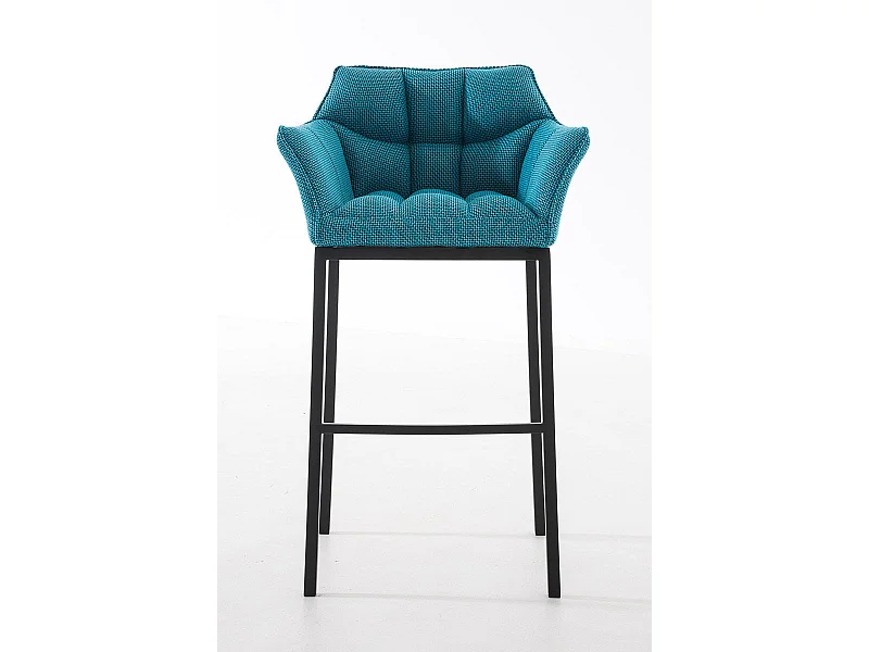 Tabouret de bar chaise métal argentée 64 x 48 x 110 cm 10_0004707