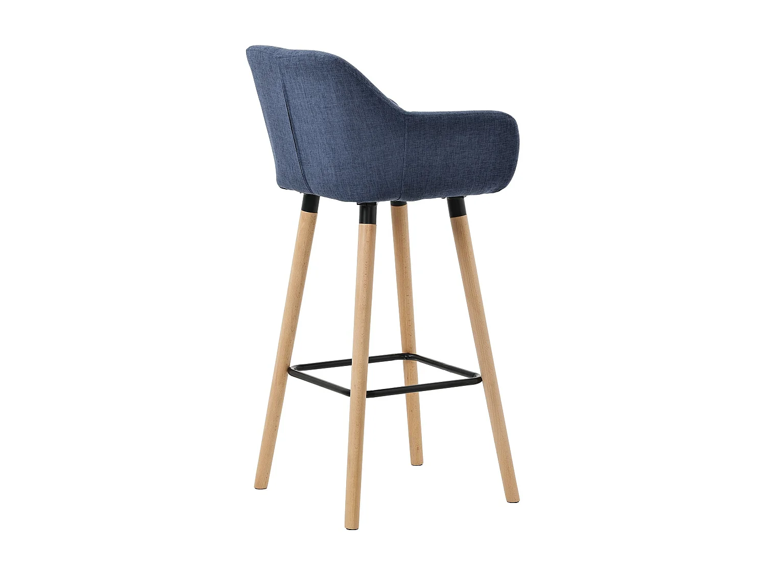 Lot de 2 tabourets métal bleue 51 x 50 x 101 cm 10_0004175