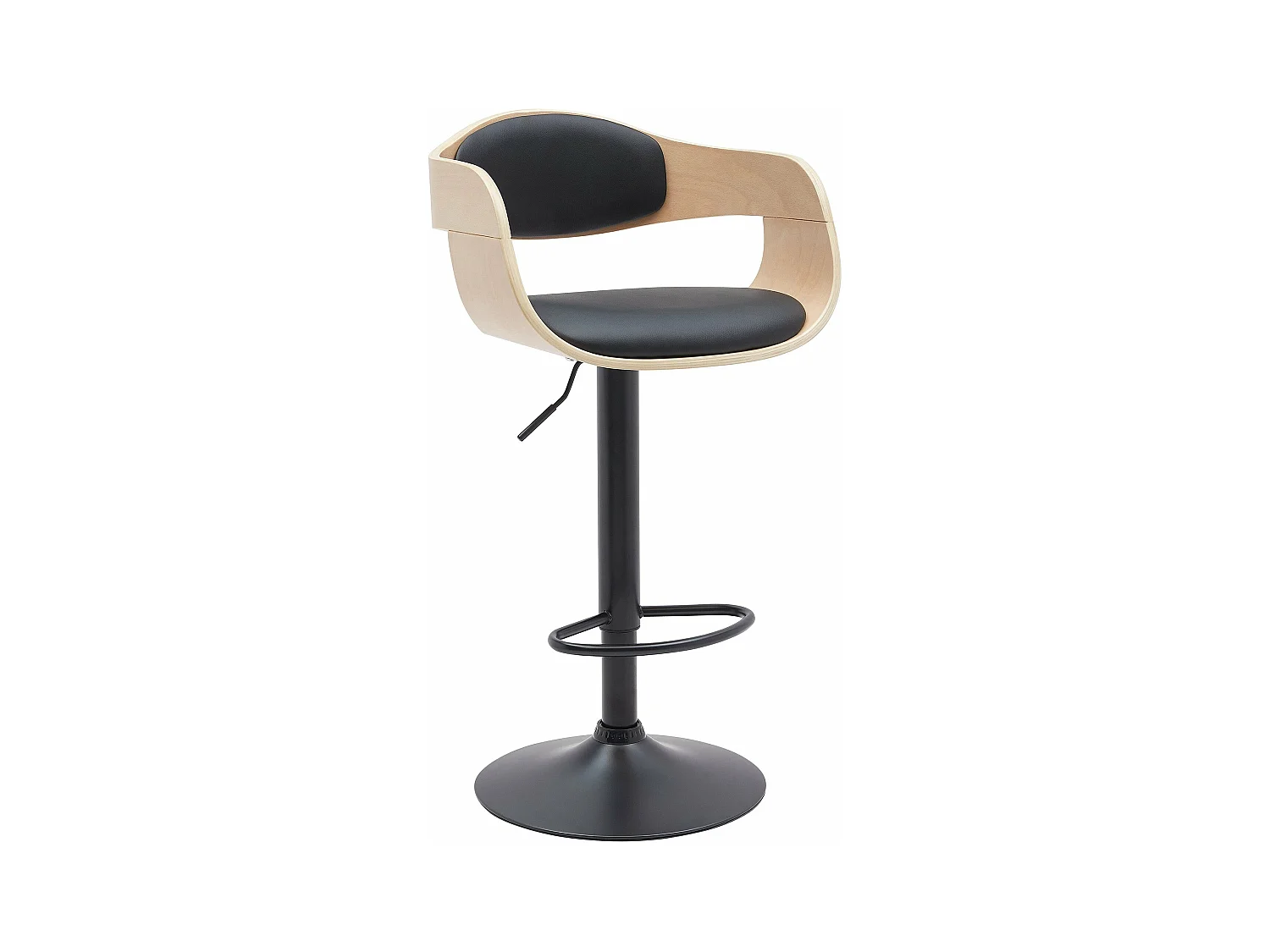 Tabouret de bar x1 métal marron 50 x 48 x 86 cm 10_0005035