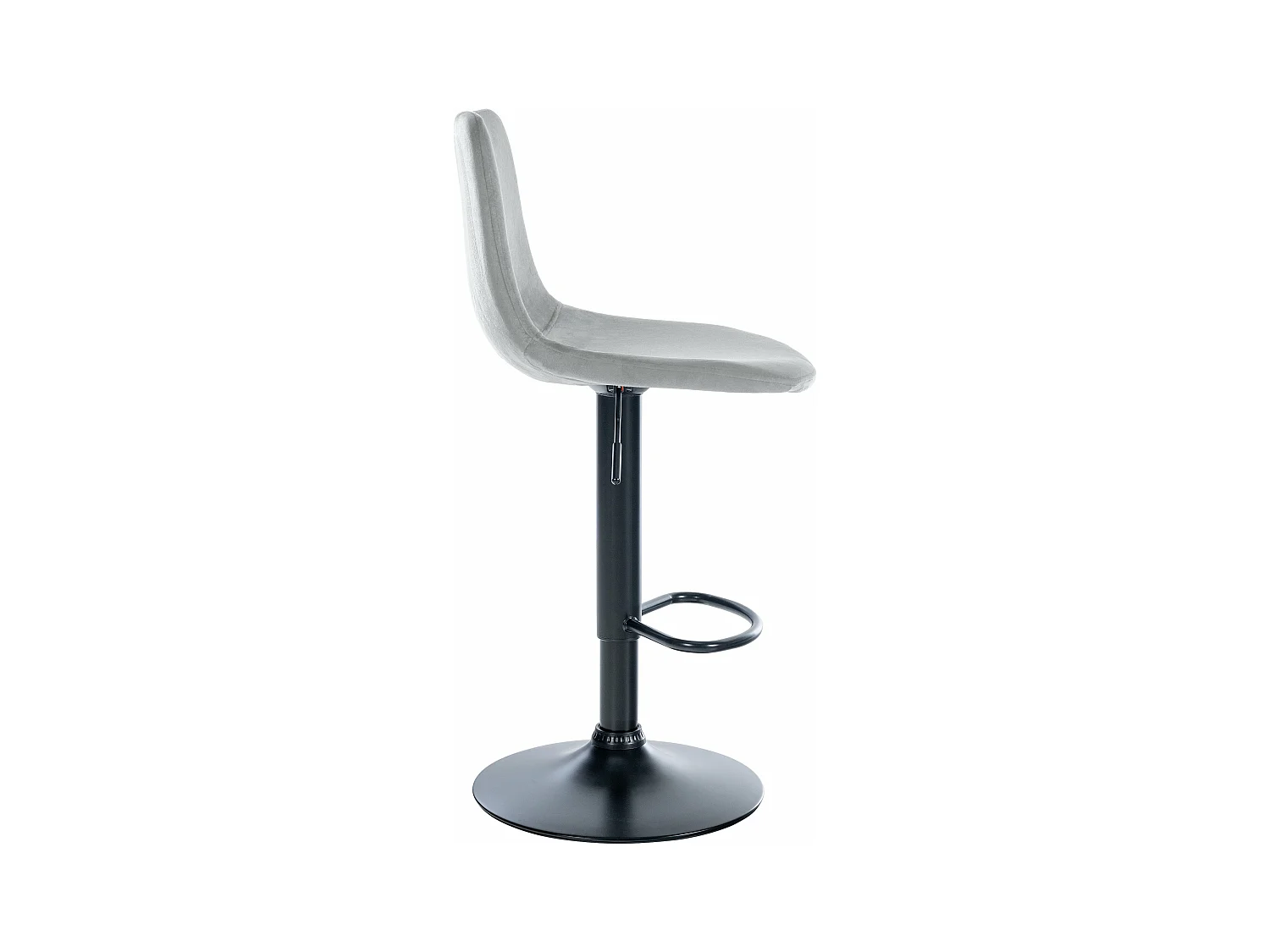 Tabouret de bar x1 métal grise 44 x 43 x 88 cm 10_0004782