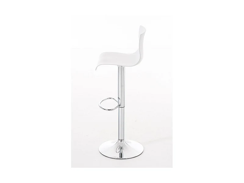 Tabouret de bar avec métal blanche 39 x 36 x 84 cm 10_0004936