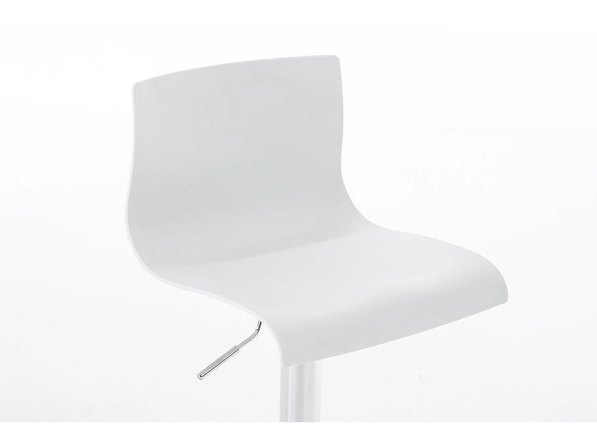Tabouret de bar avec métal blanche 39 x 36 x 84 cm 10_0004936