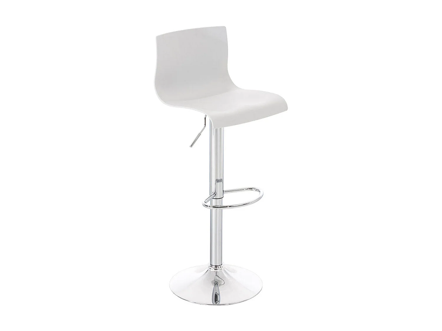 Tabouret de bar avec métal blanche 39 x 36 x 84 cm 10_0004936