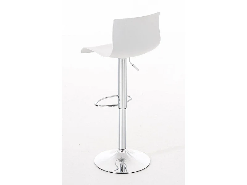 Tabouret de bar avec métal blanche 39 x 36 x 84 cm 10_0004936