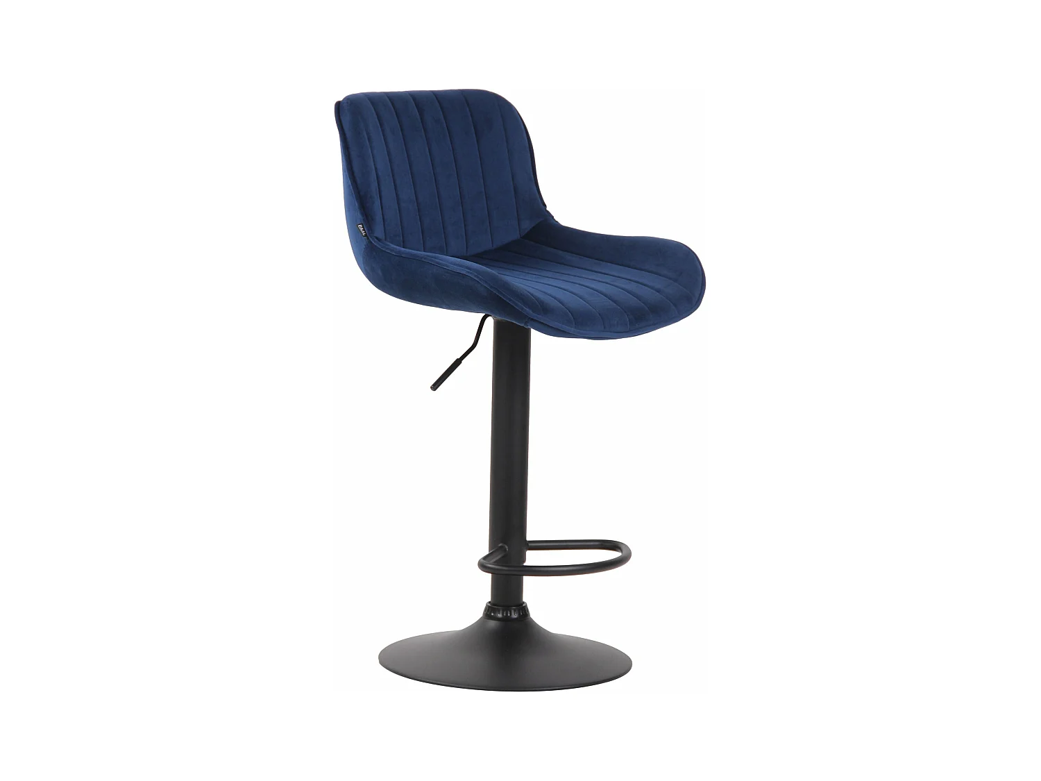 Tabouret de bar chaise métal bleue 50 x 50 x 86 cm 10_0005109