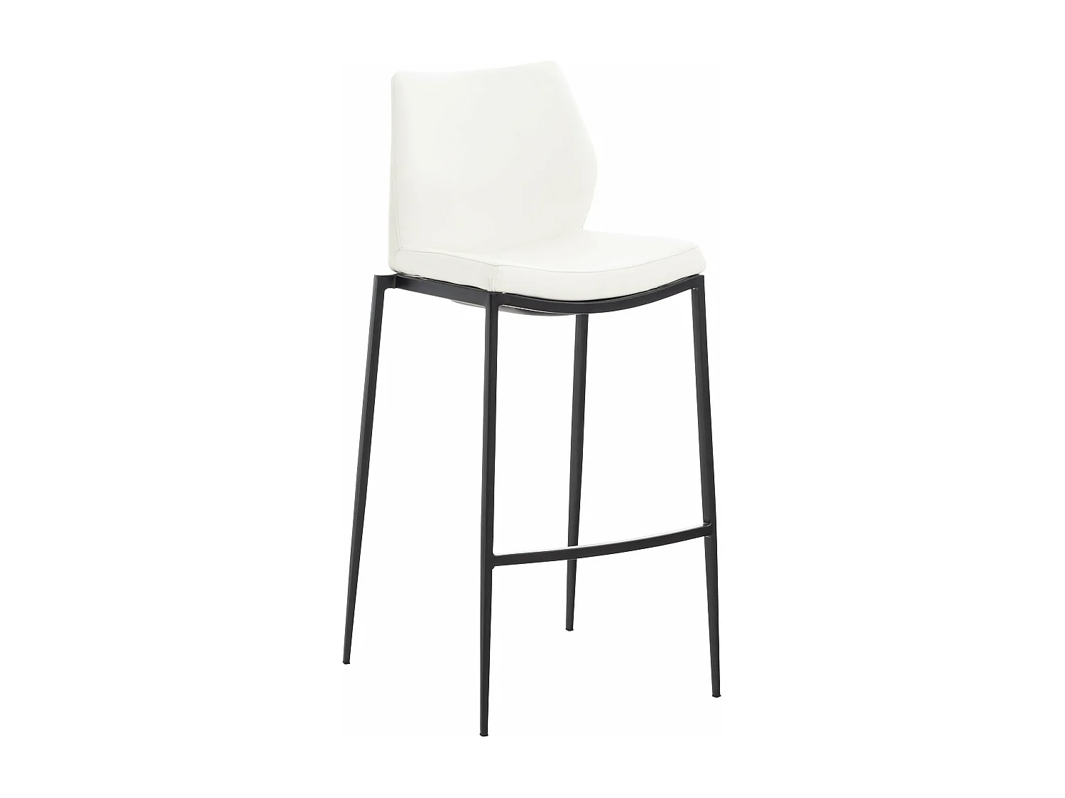 Tabouret de bar x1 métal blanche 47 x 53 x 107 cm 10_0005202