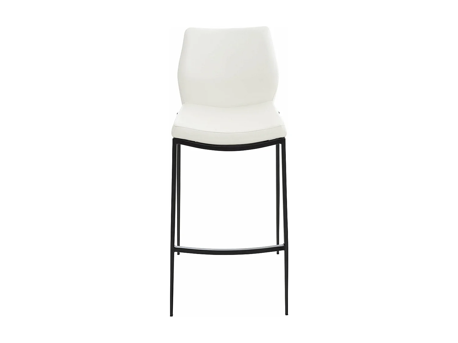Tabouret de bar x1 métal blanche 47 x 53 x 107 cm 10_0005202