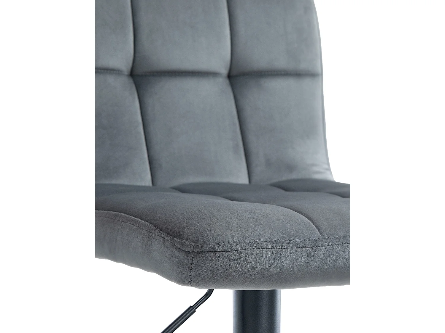 Tabouret de bar chaise métal grise 46 x 47 x 94 cm 10_0005331