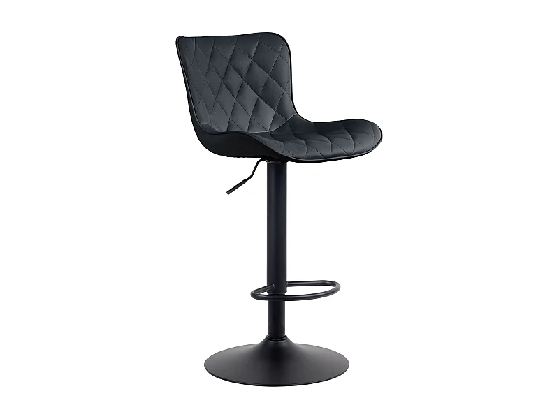 Tabouret de bar x1 métal argentée 48 x 54 x 83 cm 10_0004855