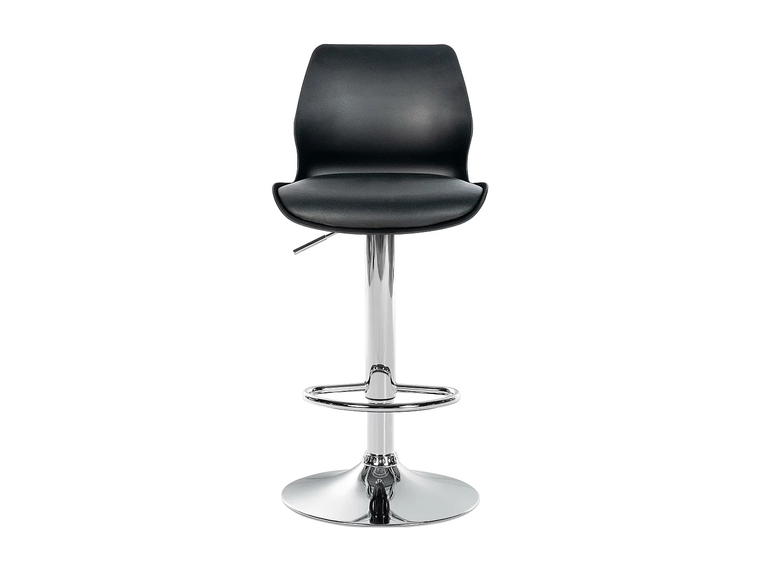 Tabouret de bar x1 métal argentée 39 x 42 x 82 cm 10_0004904