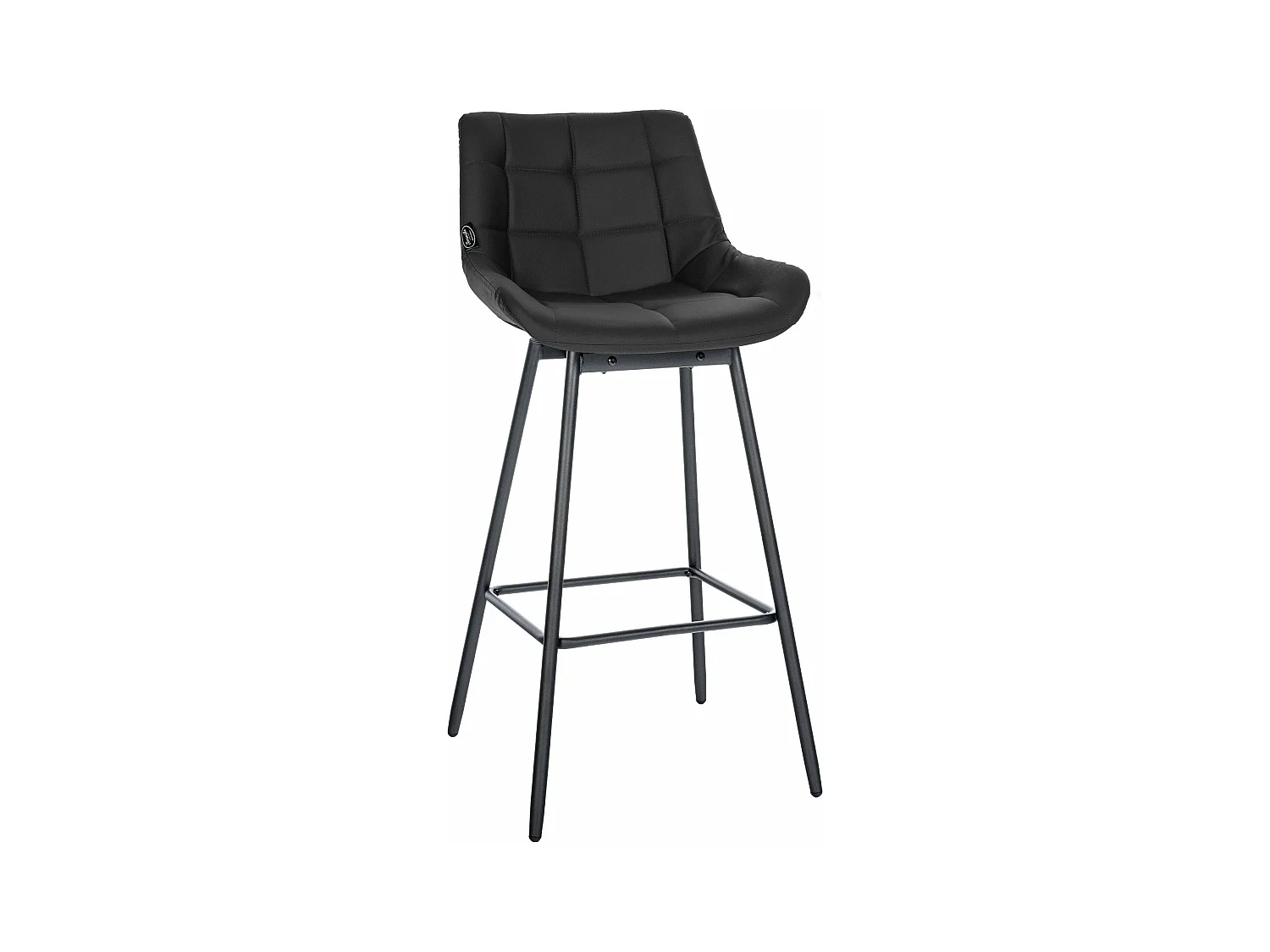 Tabouret de bar pivotant métal argentée 49 x 56 x 105 cm 10_0005469