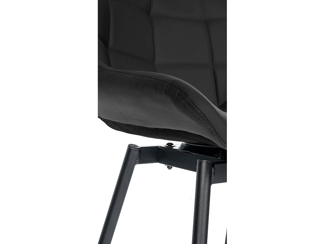 Tabouret de bar pivotant métal argentée 49 x 56 x 105 cm 10_0005469