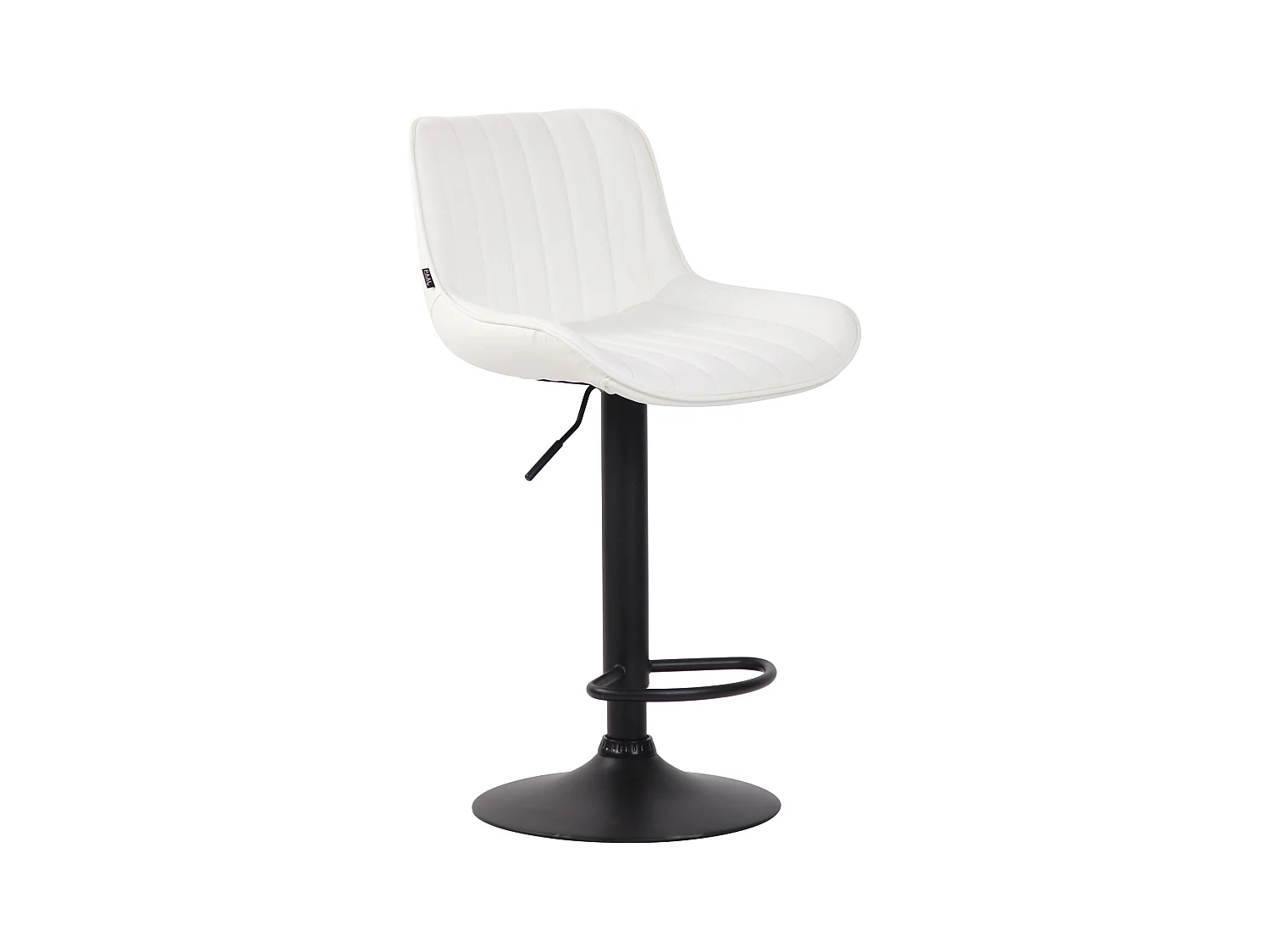 Tabouret de bar chaise métal blanche 50 x 50 x 86 cm 10_0005102