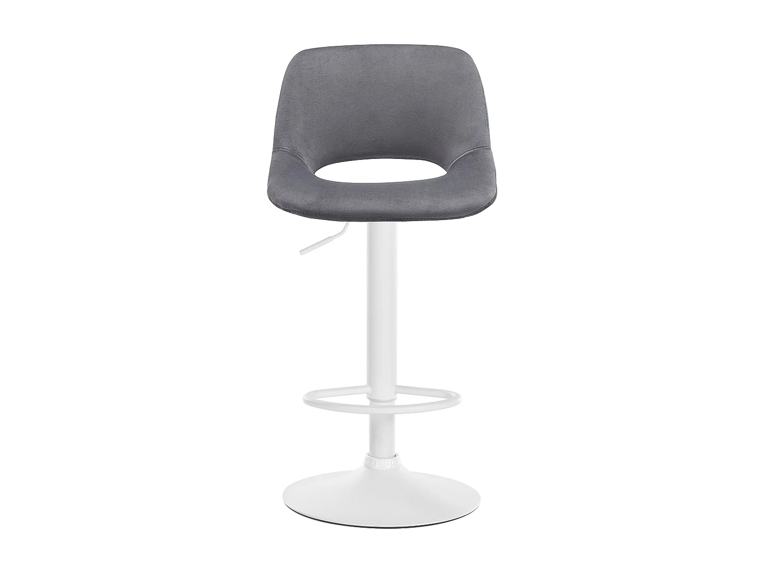 Tabourets de bar chaises métal blanche 42 x 46 x 86 cm 10_0004091