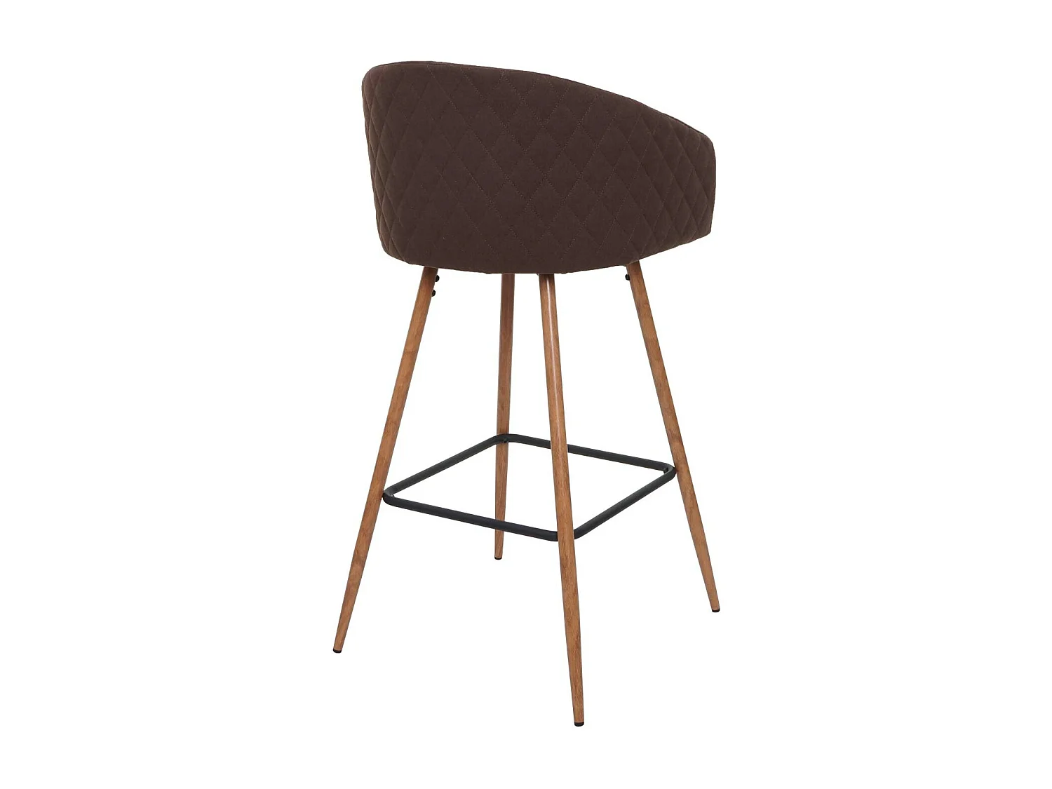 Lot de 2 tabourets métal marron 55 x 34 x 93 cm 04_0007458