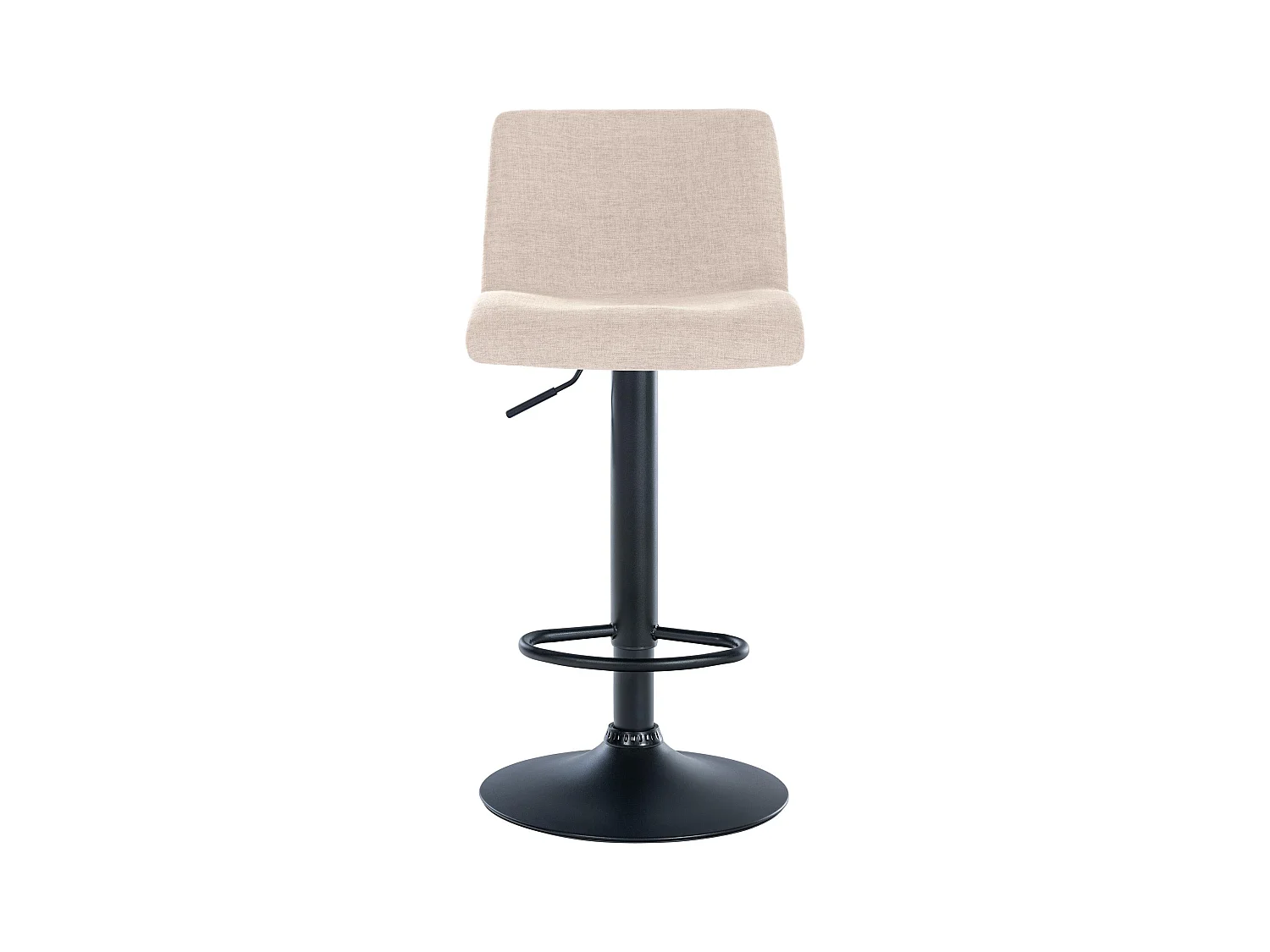 Lot de 2 tabourets métal crème 39 x 36 x 84 cm 10_0004051