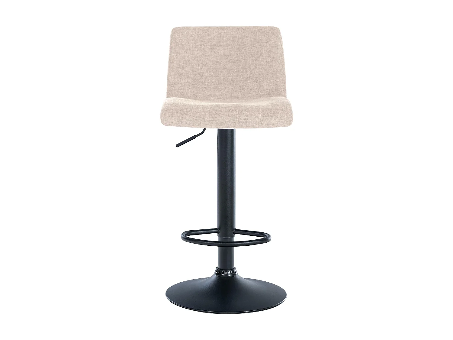 Lot de 2 tabourets métal crème 39 x 36 x 84 cm 10_0004051