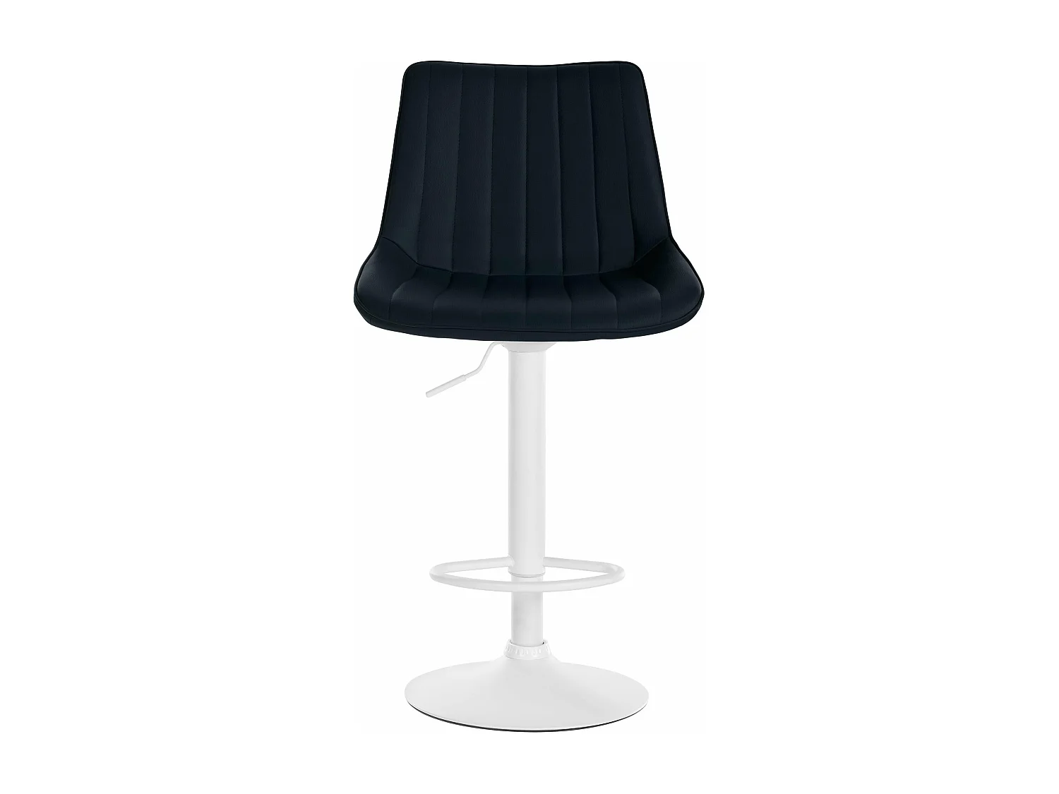 Tabouret de bar x1 métal blanche 49.5 x 50 x 91 cm 10_0005425