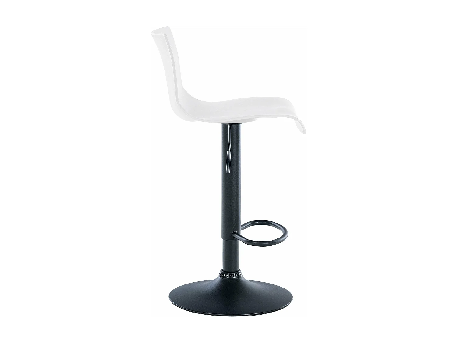 Tabouret de bar x1 métal blanche 39 x 36 x 84 cm 10_0004553