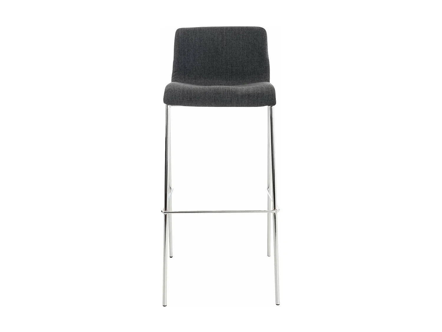 Tabouret de bar x1 métal grise 43 x 48 x 100 cm 10_0004949