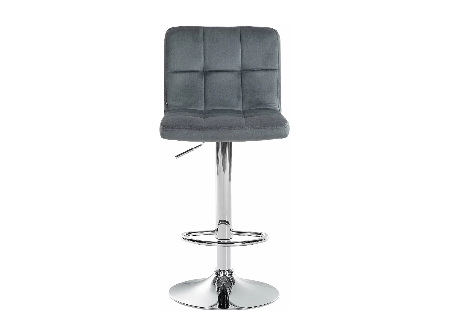 Lot de 2 tabourets métal grise 46 x 47 x 94 cm 10_0004390