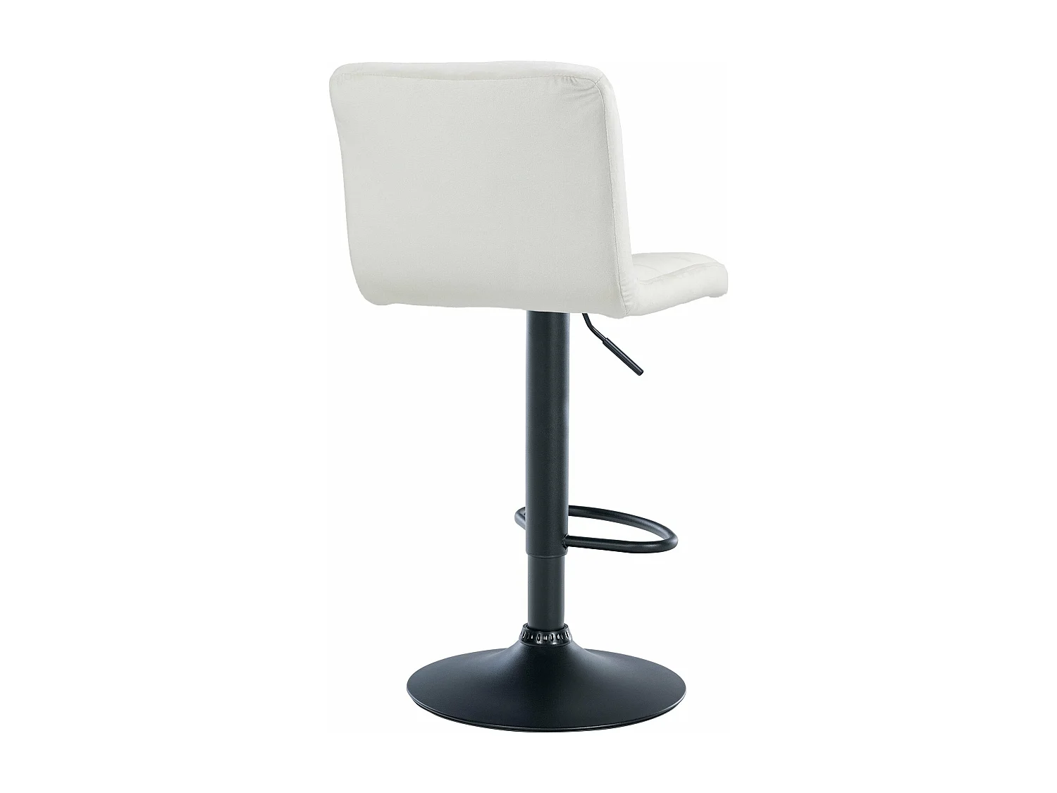 Tabouret de bar chaise métal crème 46 x 47 x 94 cm 10_0005330