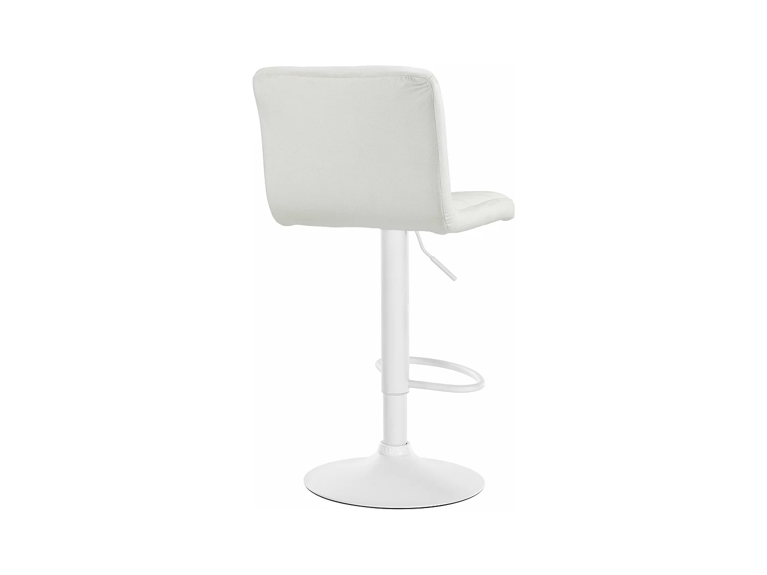 Tabouret de bar chaise métal blanche 46 x 47 x 94 cm 10_0005336