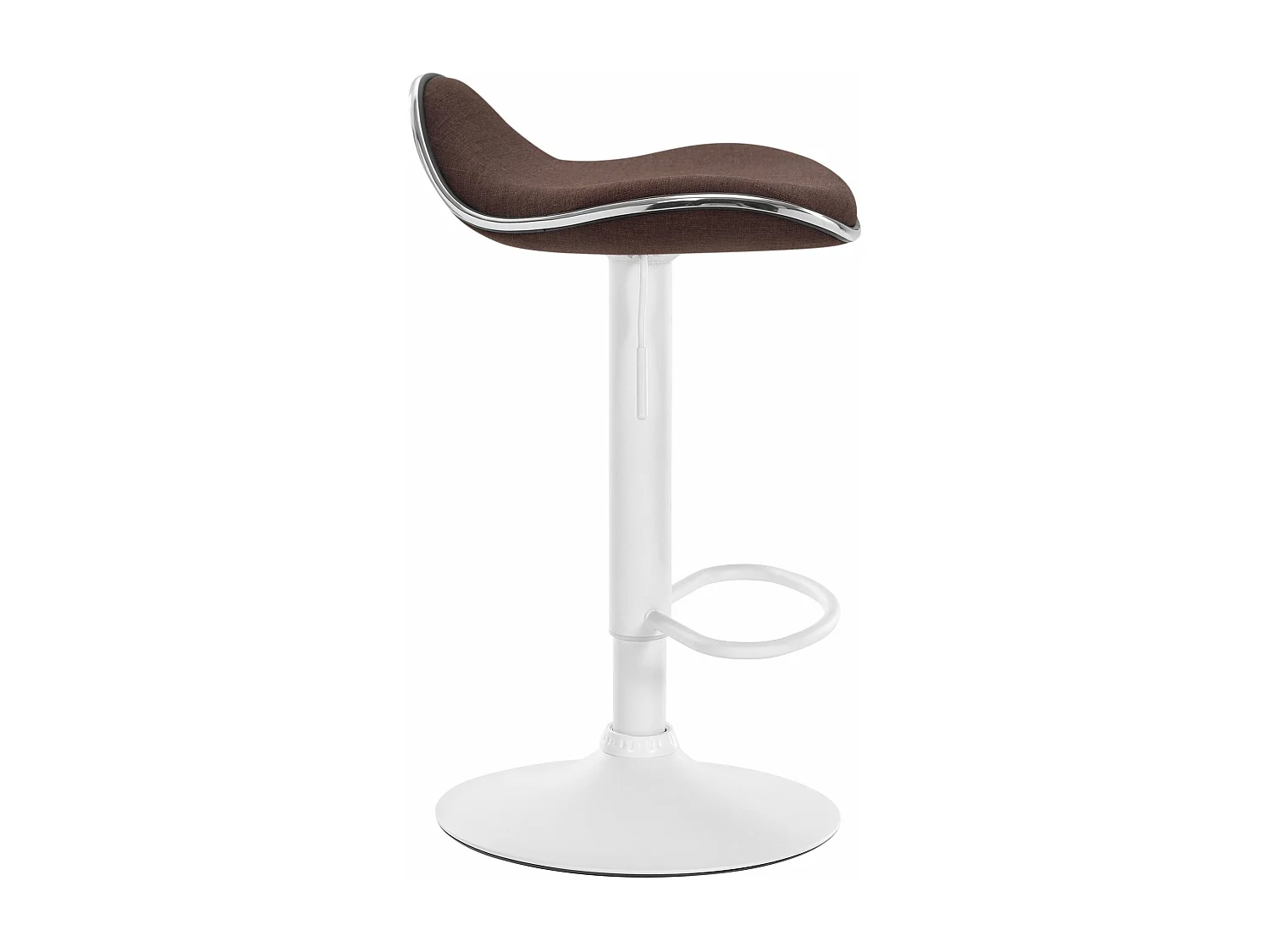 Tabouret de bar x1 métal blanche 45 x 45 x 71 cm 10_0005398