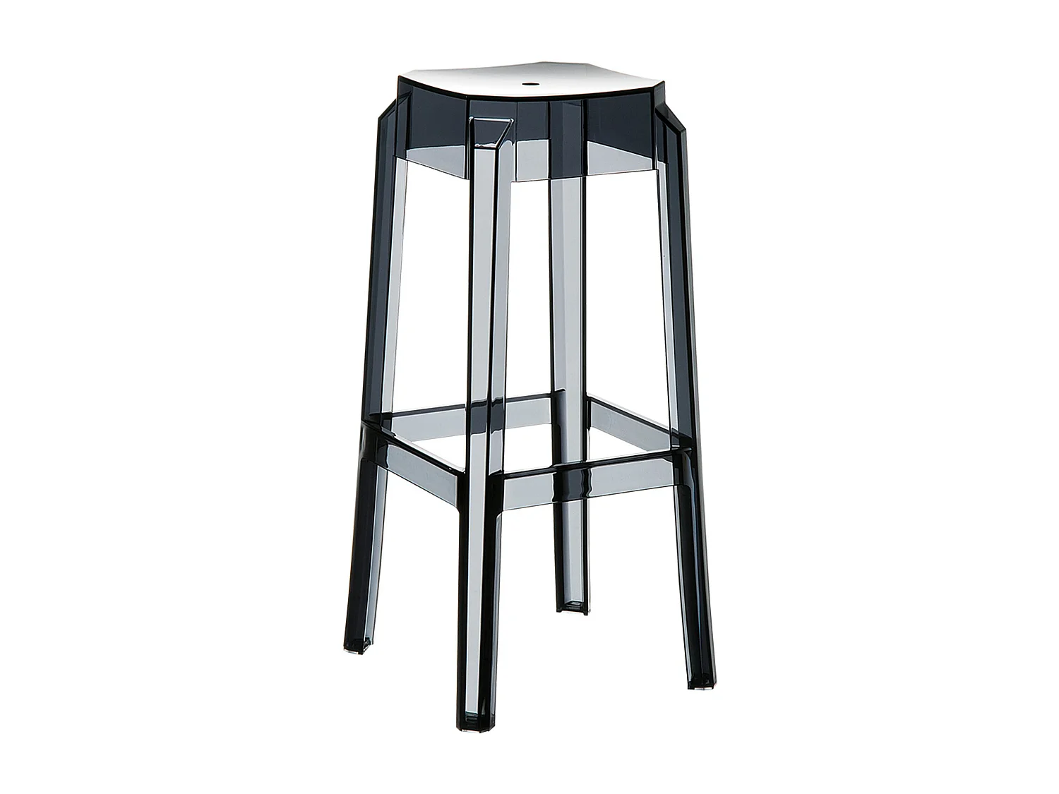 Lot de 2 tabourets noire 36 x 36 x 75 cm 10_0004150