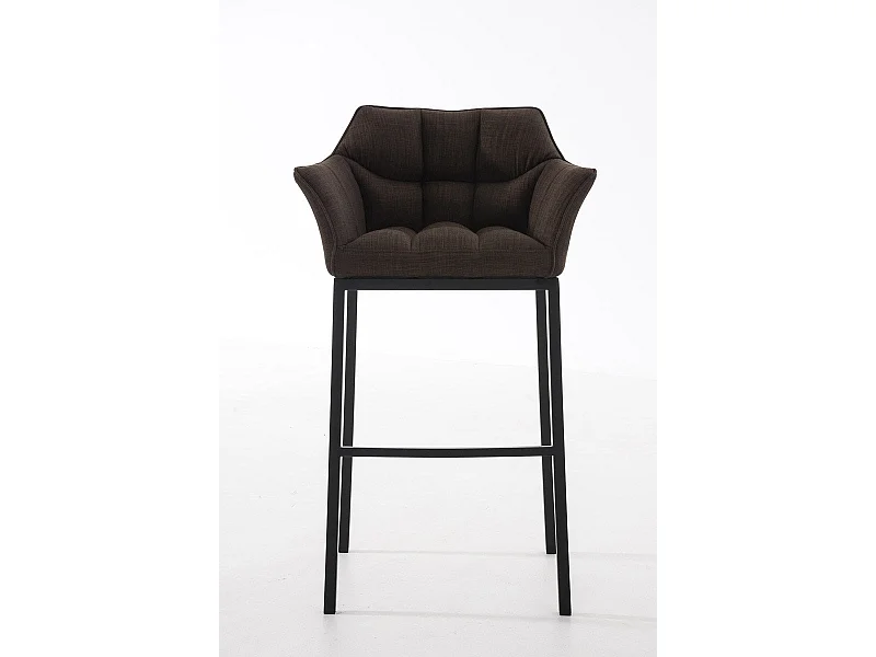 Tabouret de bar chaise métal marron 64 x 48 x 110 cm 10_0004702