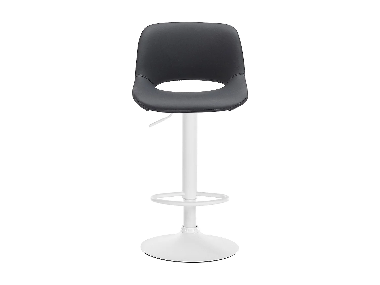 Tabourets de bar chaises métal blanche 42 x 46 x 86 cm 10_0004070