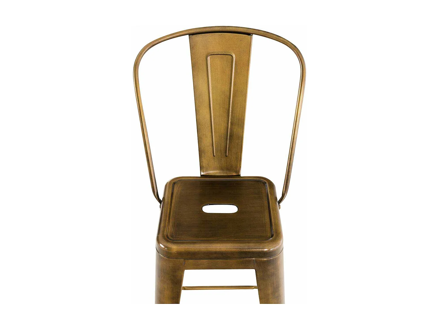 Tabouret de bar x1 métal argentée 44 x 52 x 115 cm 10_0004527