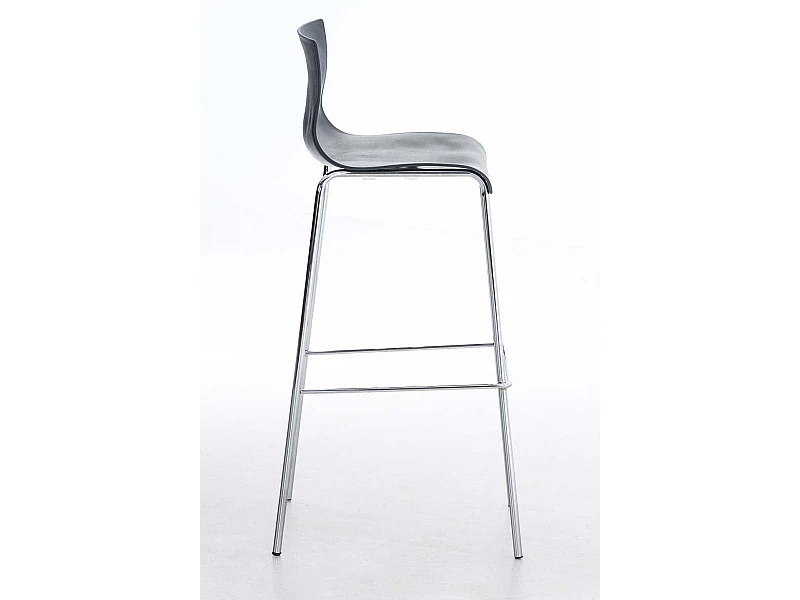 Tabouret de bar avec métal grise 43 x 48 x 100 cm 10_0004940