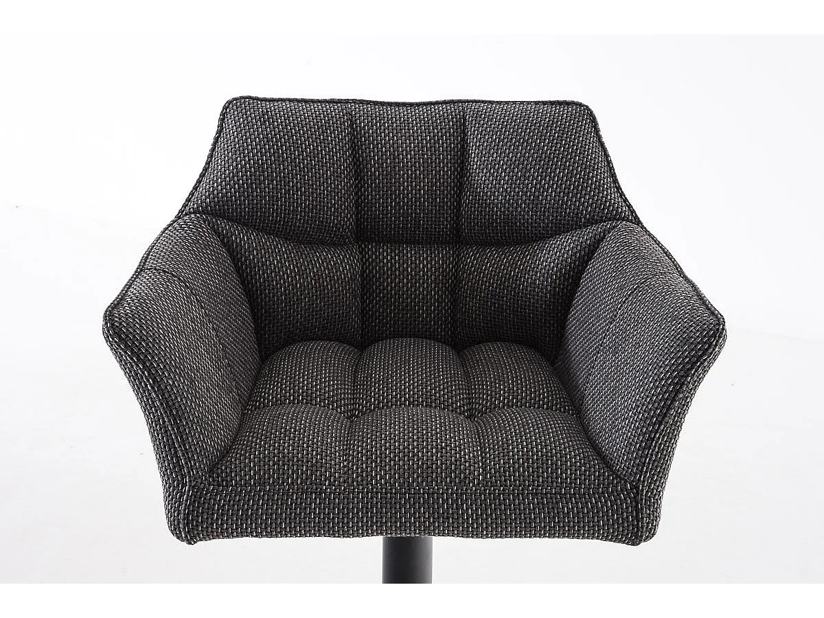 Tabouret de bar chaise métal grise 64 x 45 x 88 cm 10_0004699