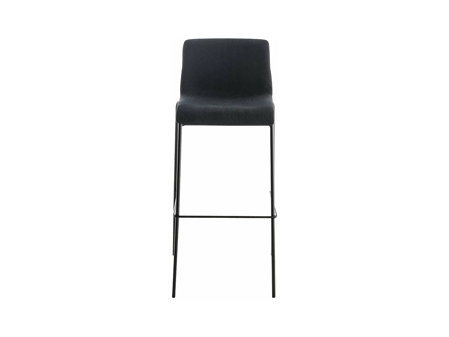 Lot de 2 tabourets métal argentée 43 x 48 x 100 cm 10_0004202