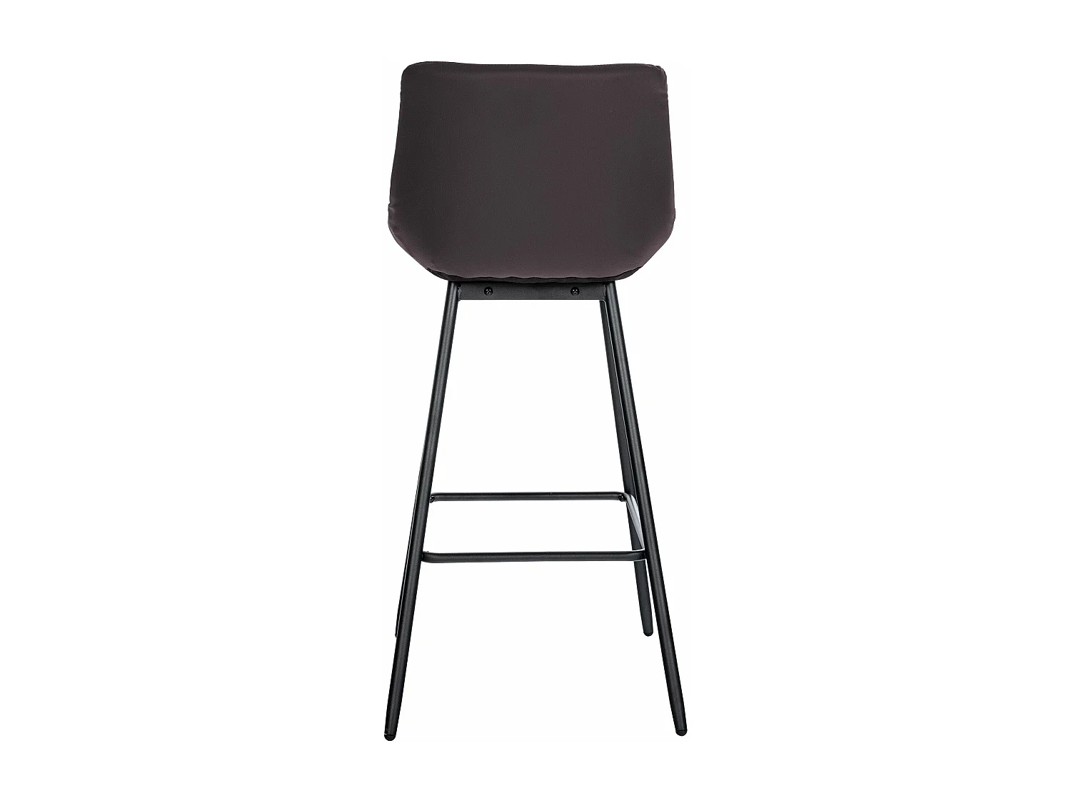 Tabouret de bar x1 métal marron 49 x 56 x 104 cm 10_0005460