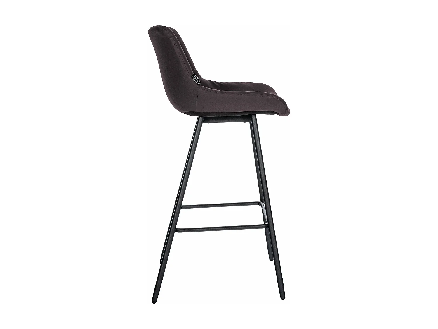 Tabouret de bar x1 métal marron 49 x 56 x 104 cm 10_0005460