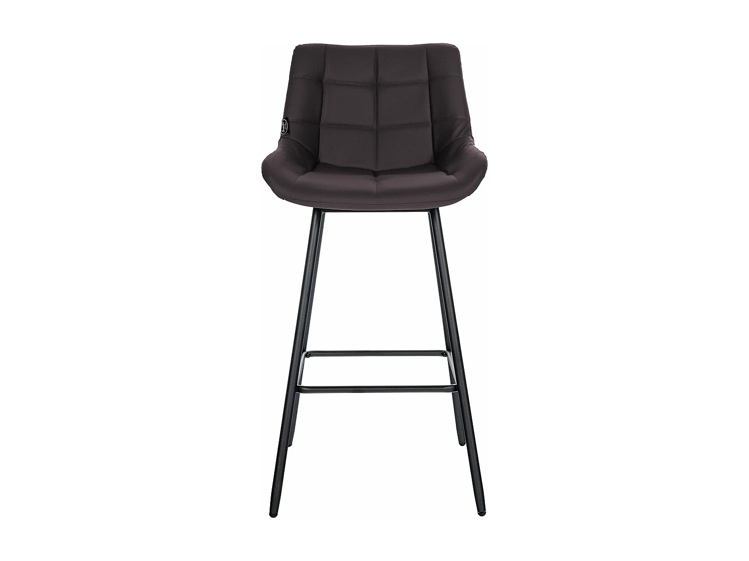 Tabouret de bar x1 métal marron 49 x 56 x 104 cm 10_0005460