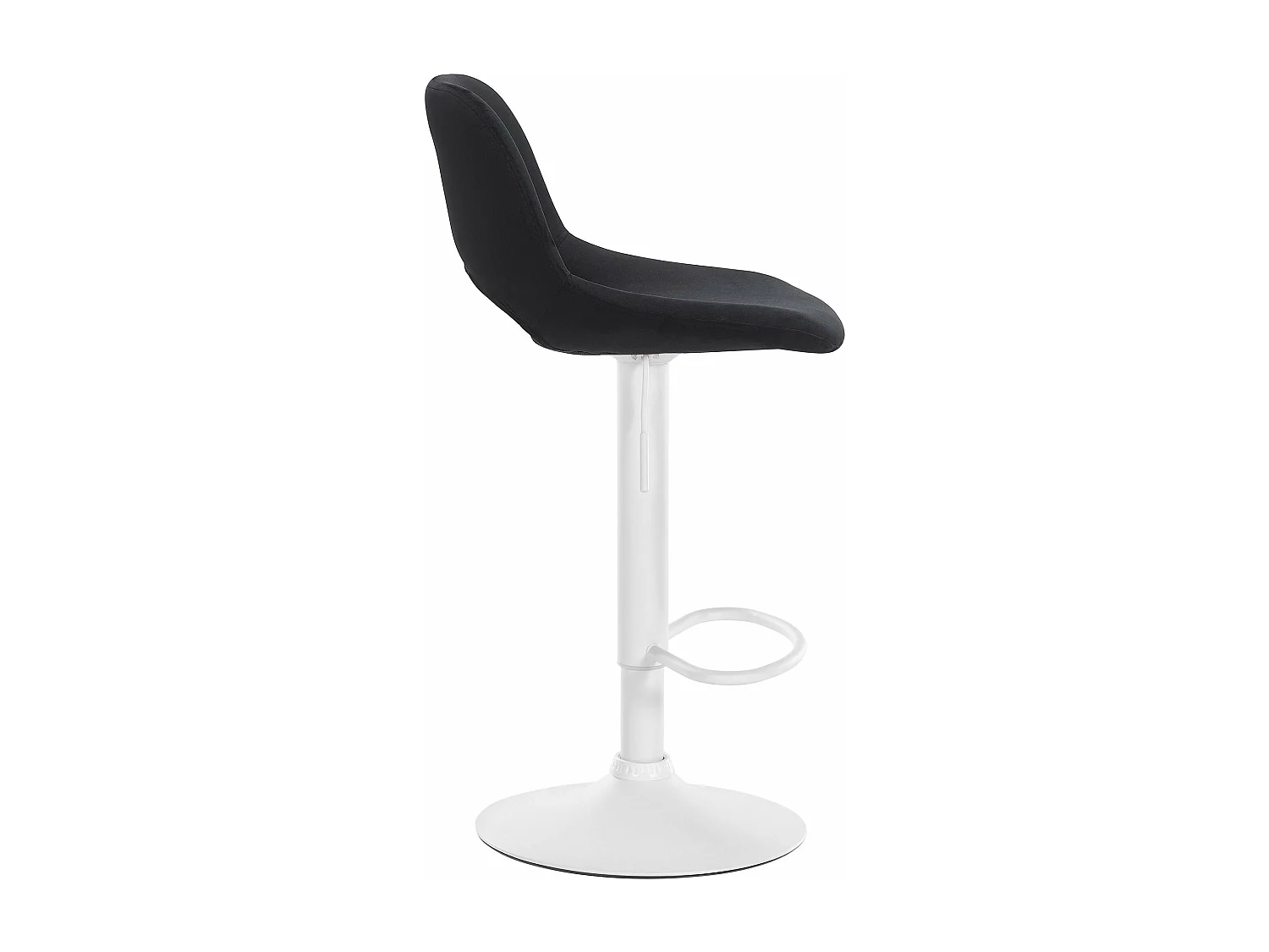 Tabouret de bar chaise métal blanche 42 x 46 x 86 cm 10_0004610