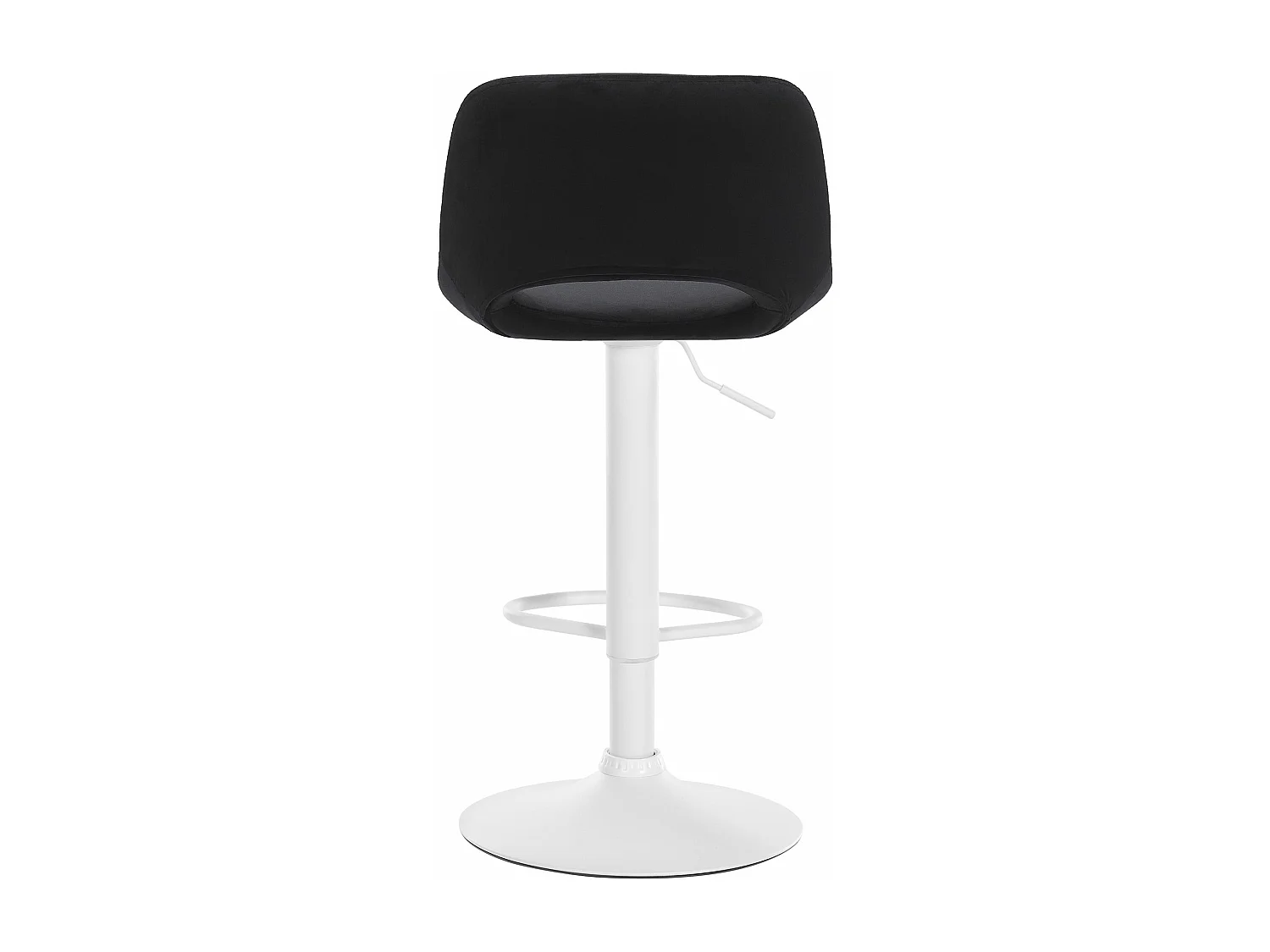 Tabouret de bar chaise métal blanche 42 x 46 x 86 cm 10_0004610