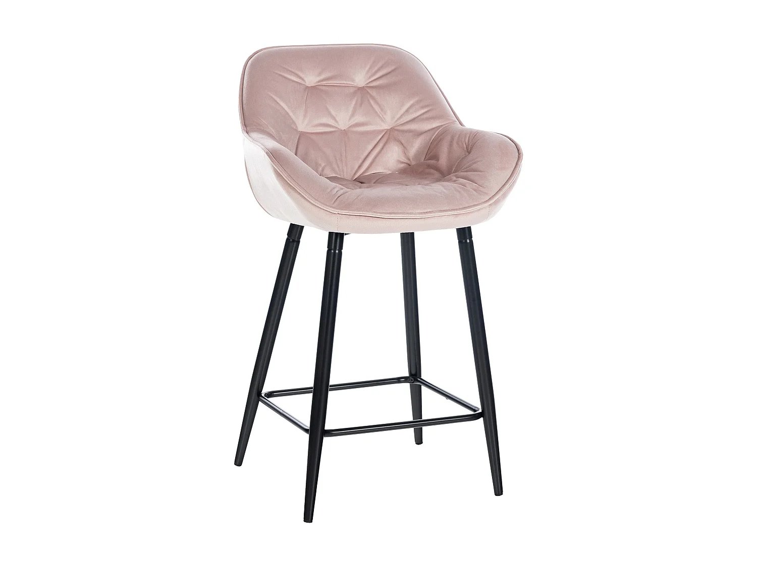 Tabouret de bar chaise métal argentée 54 x 57.5 x 103 cm 10_0004889